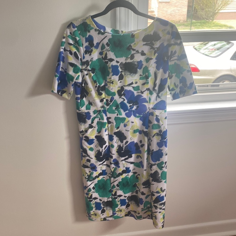 banana republic floral dress